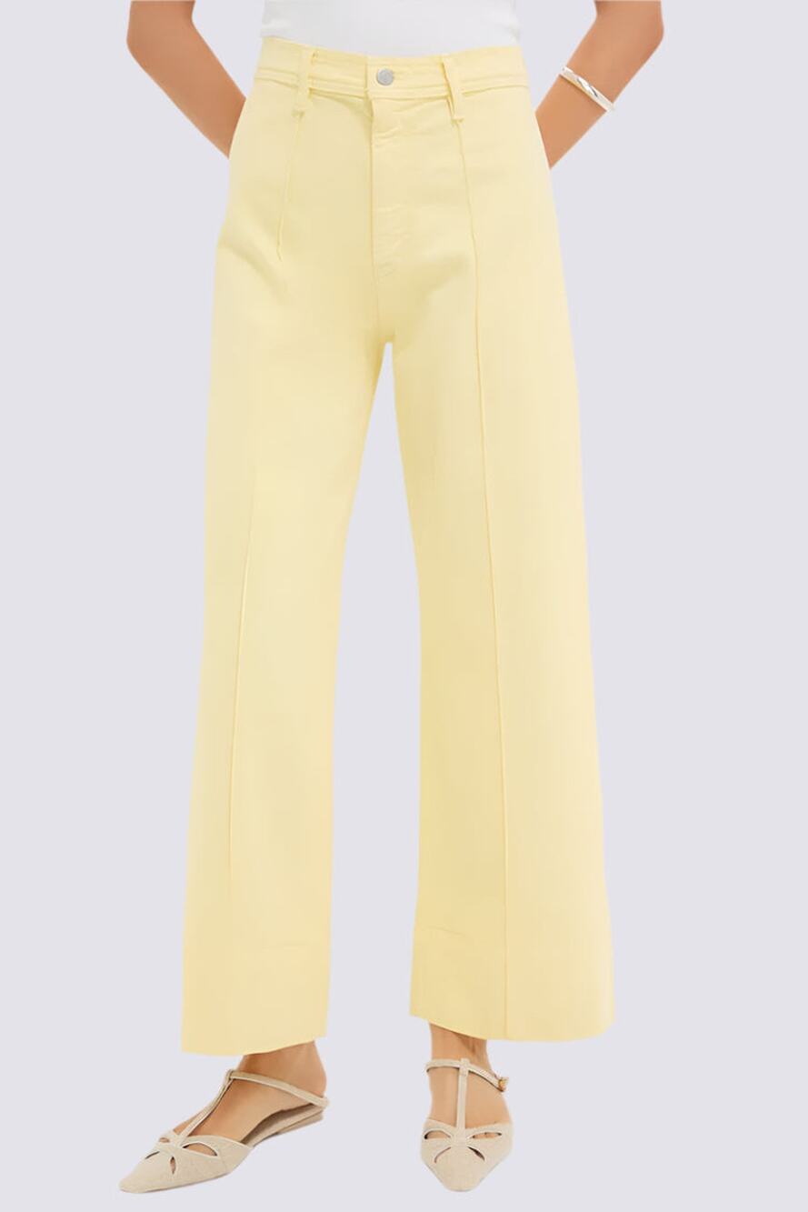 PISTOLA Penny High Rise Wide Leg - Buttercup Size 27 NWT D0109